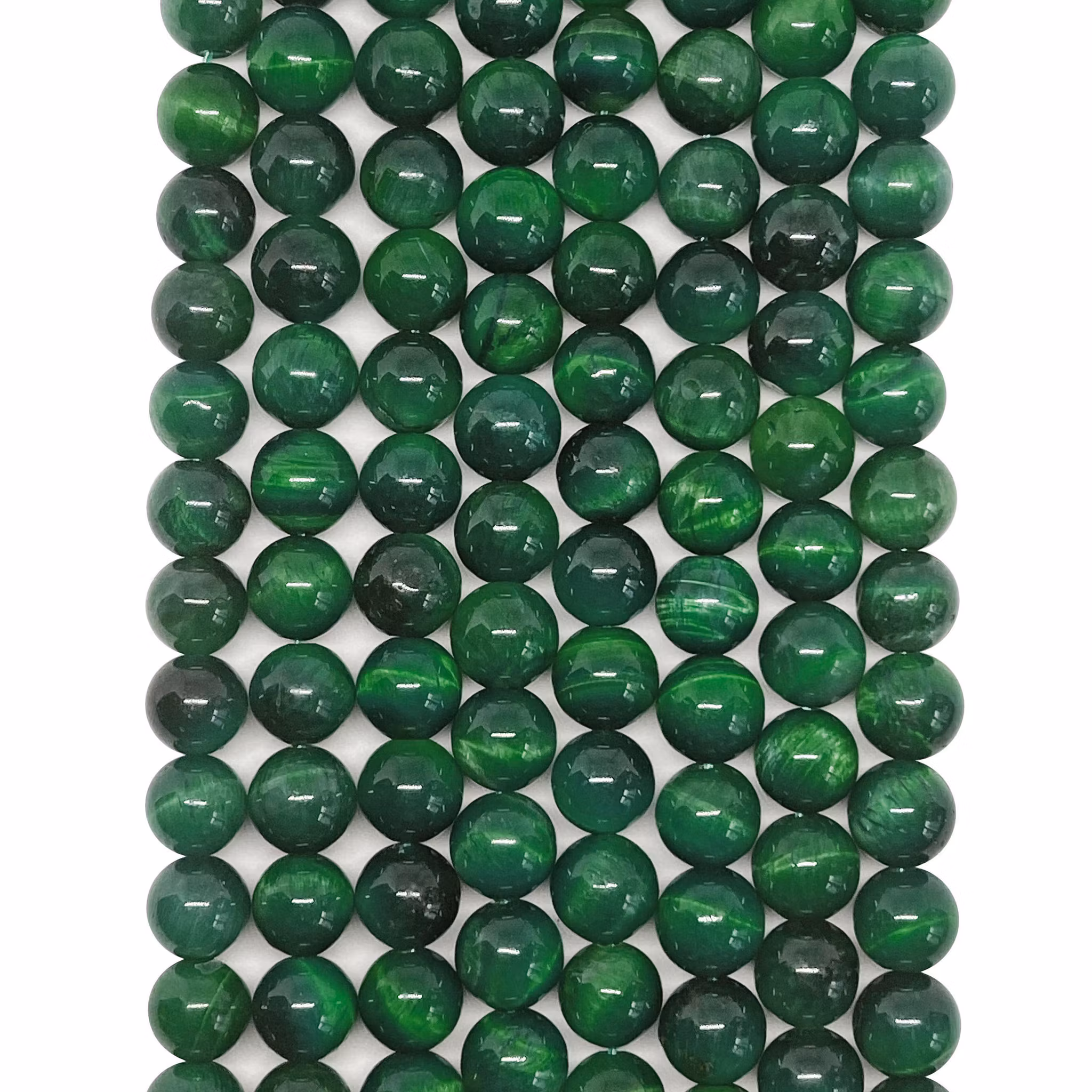 Tigeröga 8 mm mörkgröna