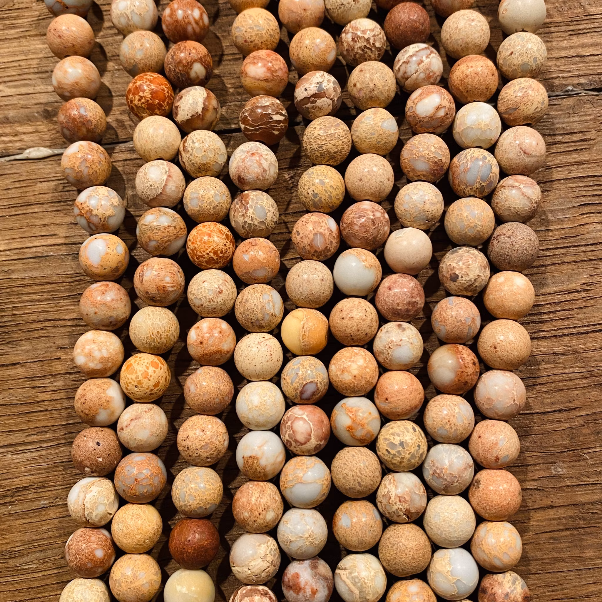 Jaspis imperial 8 mm beige