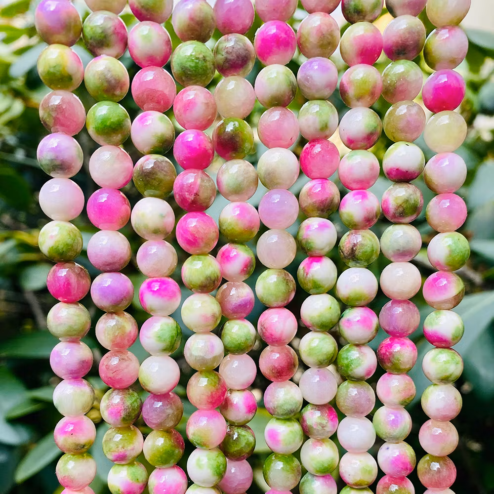 Jade 8 mm rhubarb