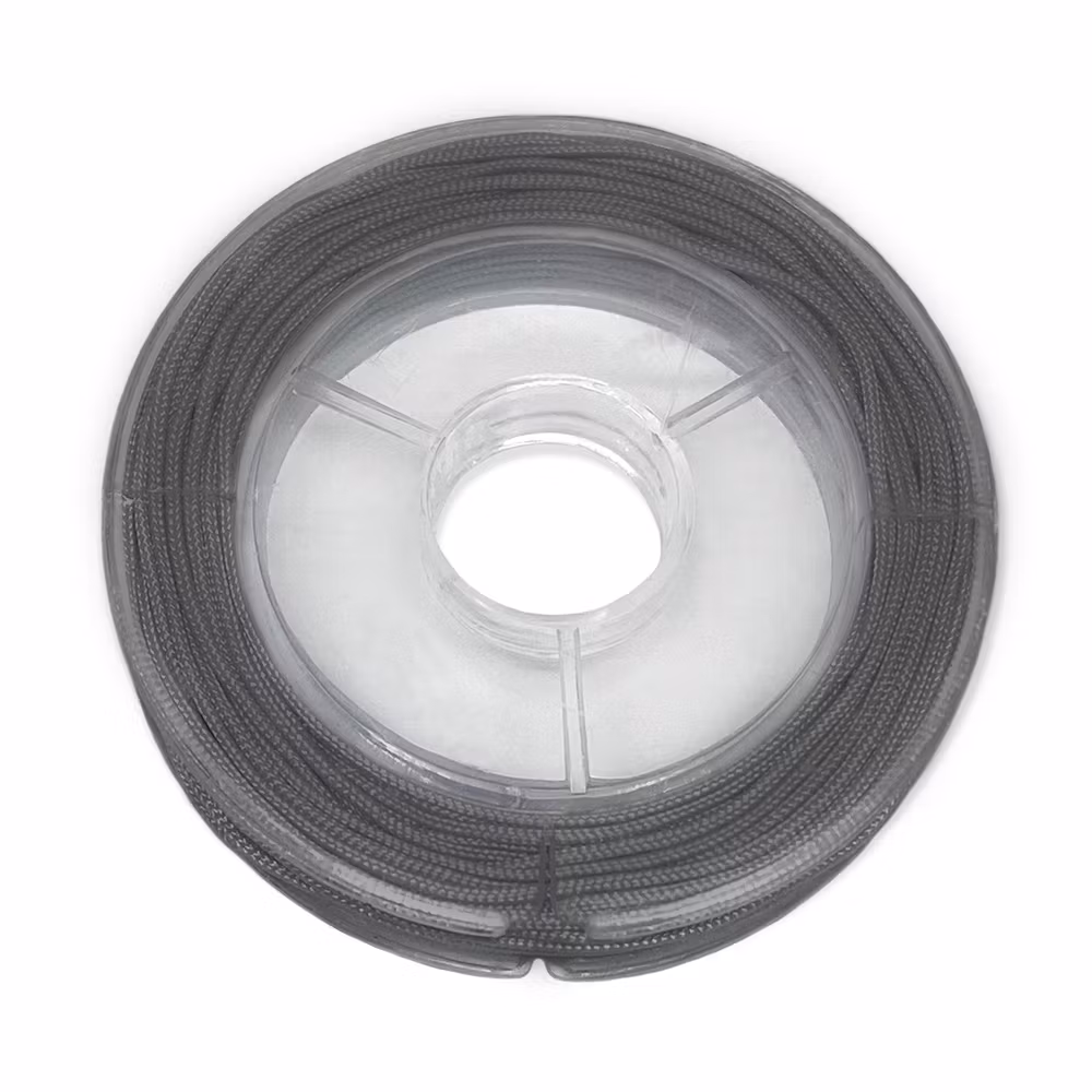 Nylontråd 0,8 mm mörkgrå