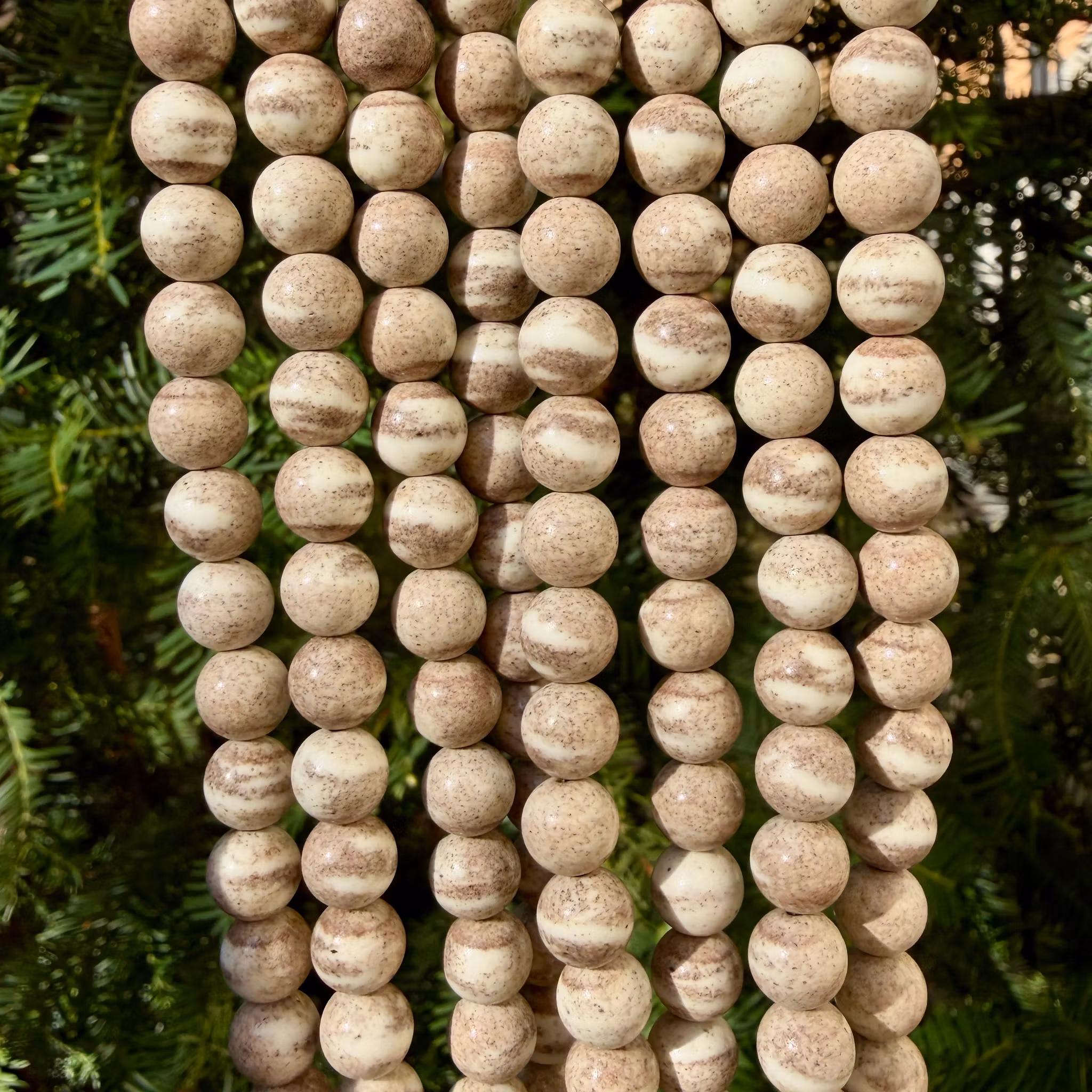 Agater 8 mm khaki