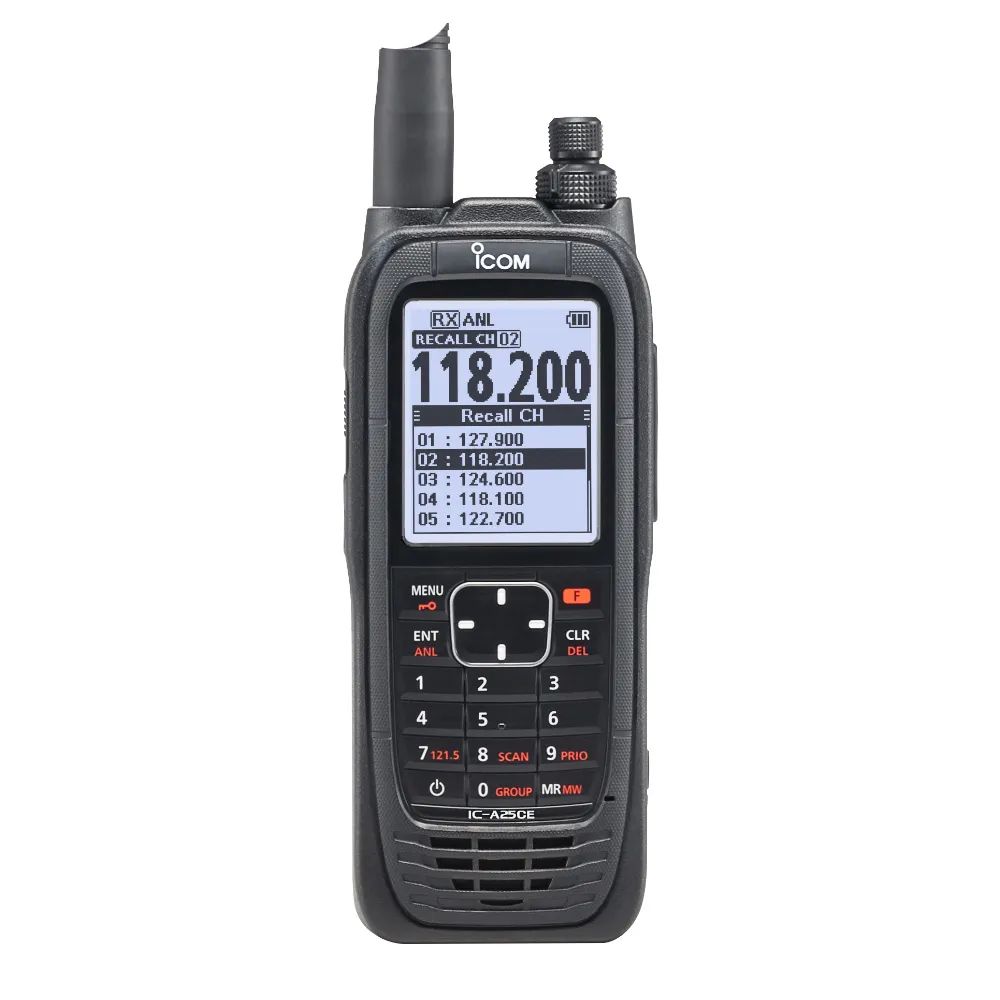 Icom IC-A25CE Bärbar Flygradio VHF, 6W, COM