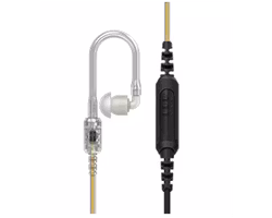 Motorola R7 1- Wire IMPRES™ Surveillance Kit, In Line Mic/PTT, Xtra Loud Translucent Tube Speaker System, TIA Compliance