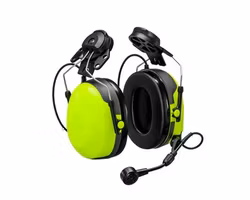 3M™ PELTOR™ Headset CH-3 FLX2 with Built-In PTT, Helmet, Yellow (Cable must be ordered separately.)