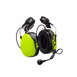 3M™ PELTOR™ Headset CH-3 FLX2 with Built-In PTT, Helmet, Yellow (Cable must be ordered separately.)