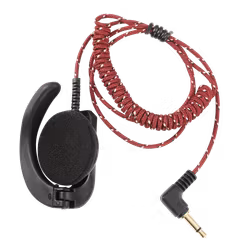 Hunter Öronmussla EP32, yttre 3,5mm (röd tygkabel)