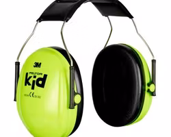 Peltor Kid Hörselkåpor Neongrön