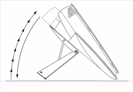 Angle mechanism for the Tipro Operator PC:s  above