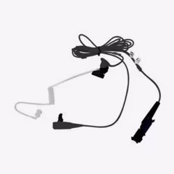 Motorola SURVEILLANCE,2-WIRE SURVEILLANCE KIT W/QUICK DISCONNECT CLEAR ACOUSTIC TUBE,BLACK