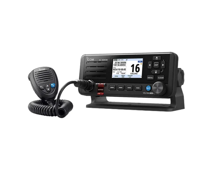Icom IC-M430#15 Marine VHF Black, GPS (Internal, external opt)
