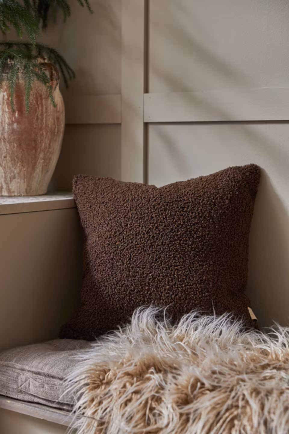 Kuddfodral Teddy - Brun