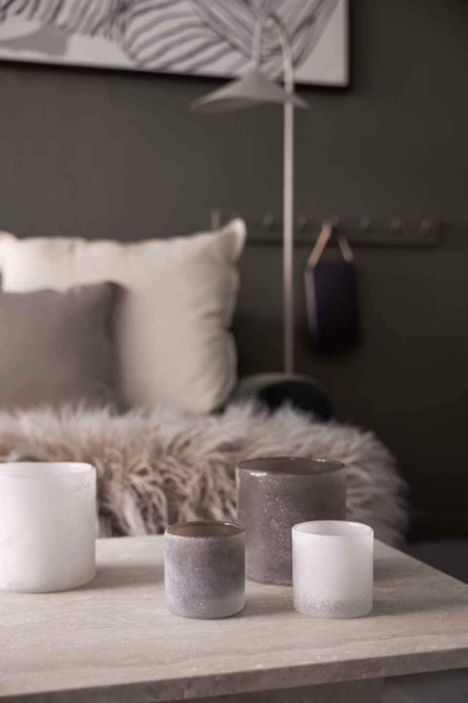 Bungenäs Ljuslykta 8cm - Frostat glas