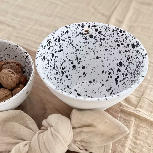 Skål Togo S - Vit/Svart