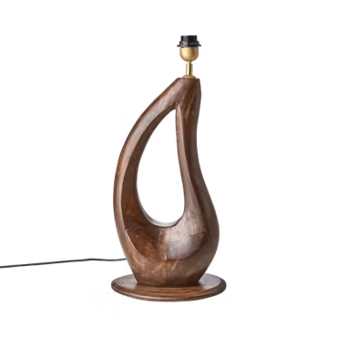 PORTLAND Lampfot, Brun av mangoträ