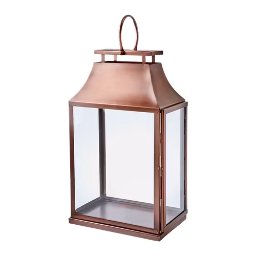 CLINTON Lykta M, Kopparfärgad