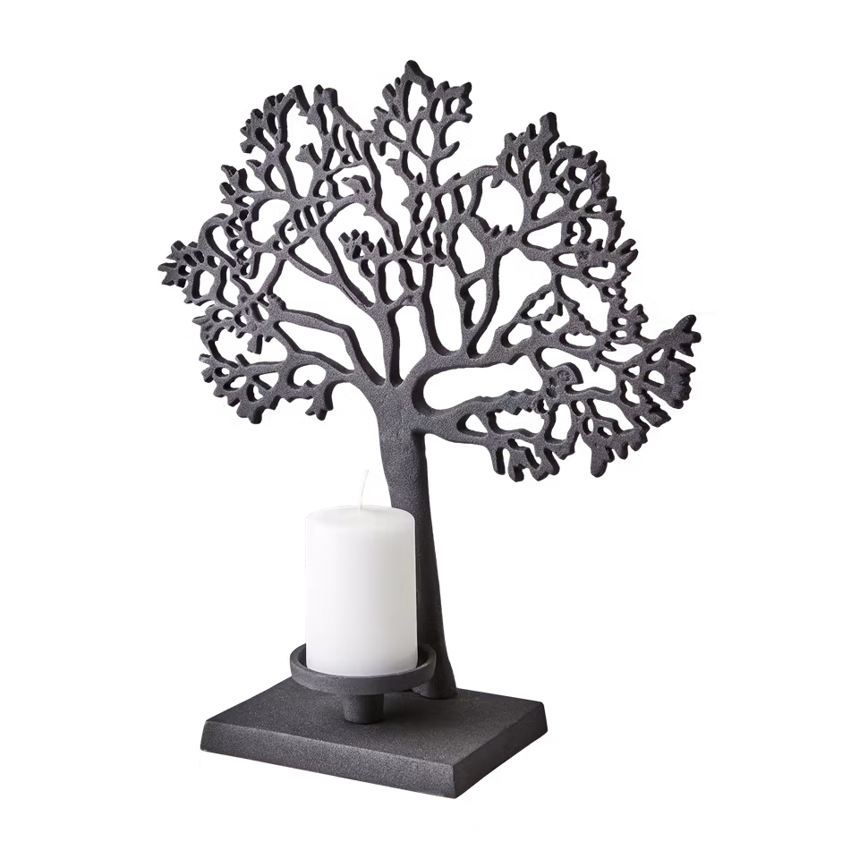 HOPE Ljusstake träd, Svart