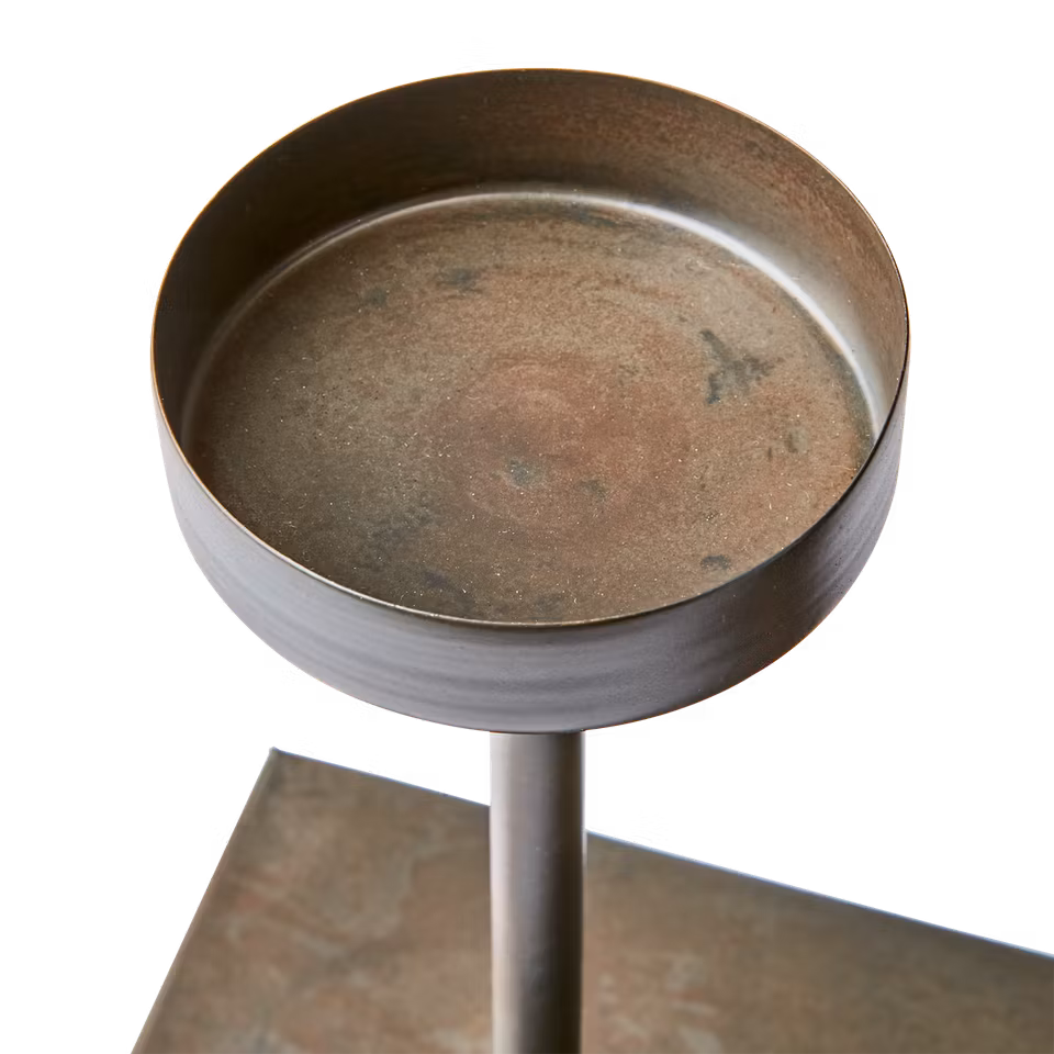 THOMAS Ljusstake, Natur/svart