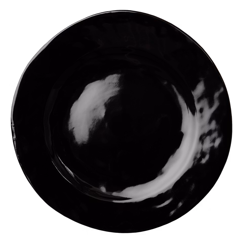AMELIA Tallrik/ Tårtfat, Svart