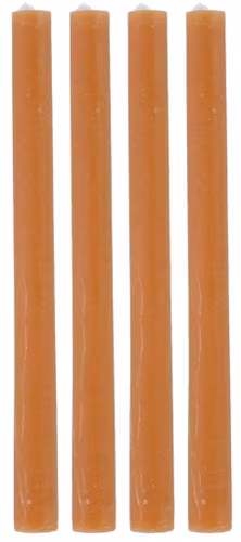 Ljus Rustic Orange 4-Pack