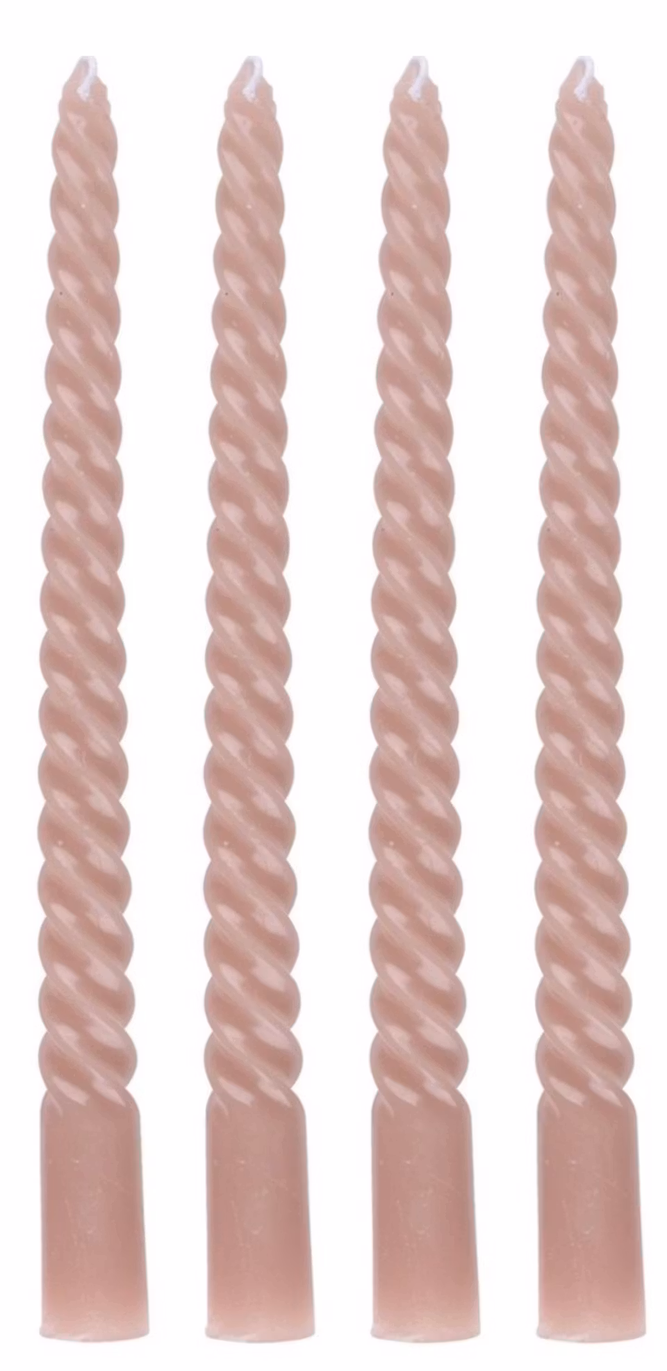 Ljus Twisted Rosa 4-Pack