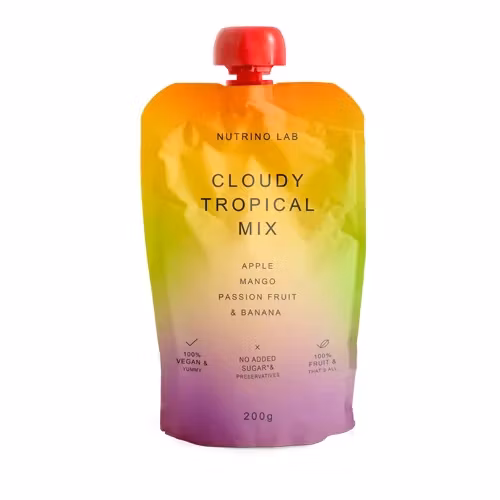 NUTRINOLAB Cloudy Tropical Mix Äpple, Mango, Papaya and Banan 200g