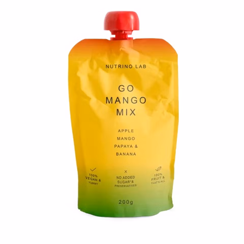 NUTRINOLAB Go Mango Mix – Äpple, mango, papaya och banan