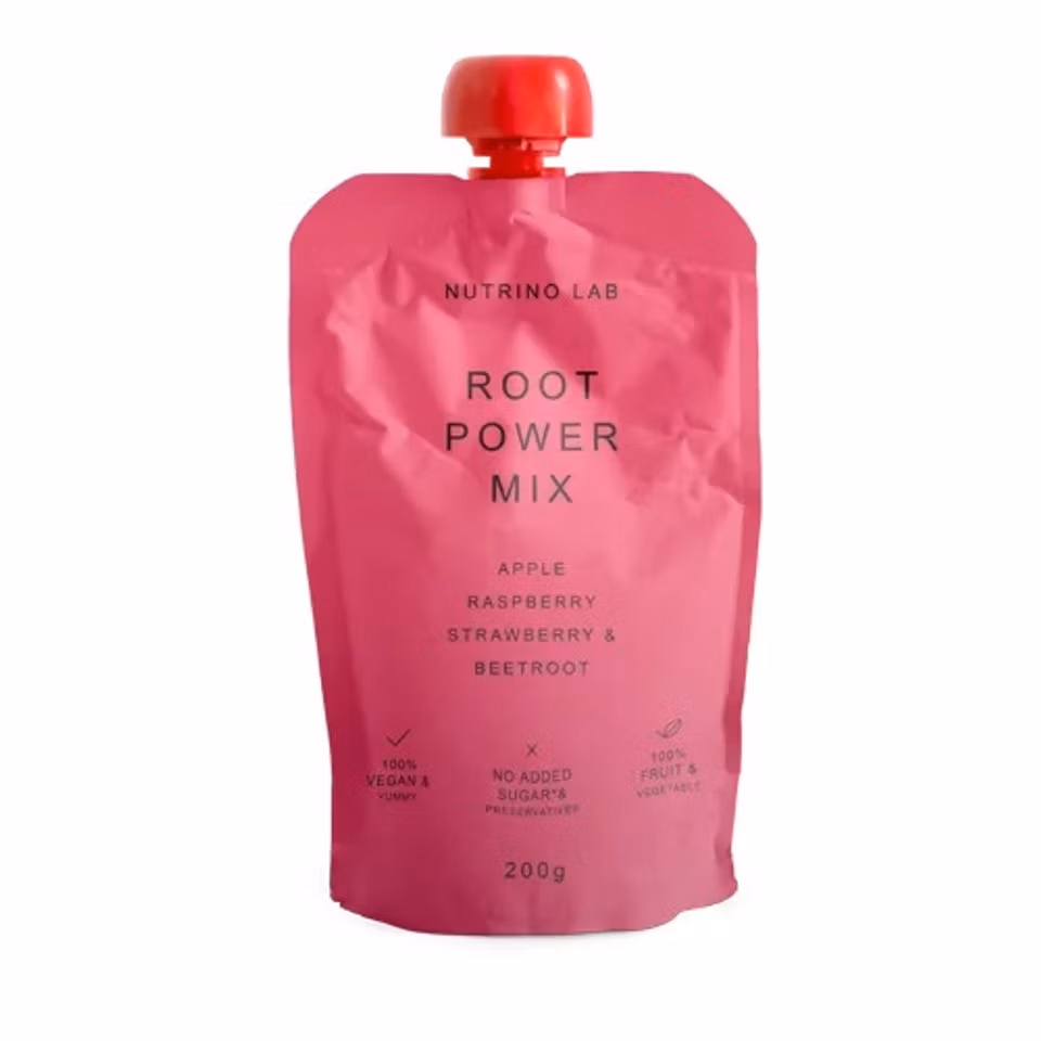 NUTRINOLAB Root Power Mix – Äpple, hallon, jordgubbar och rödbetor