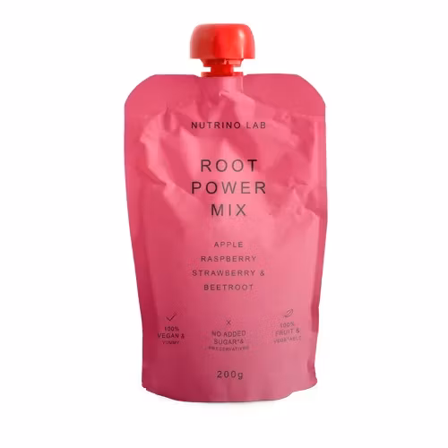 NUTRINOLAB Root Power Mix – Äpple, hallon, jordgubbar och rödbetor