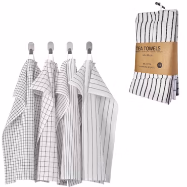 Kökshanddukar – 4-pack