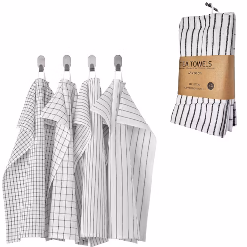 Kökshanddukar – 4-pack