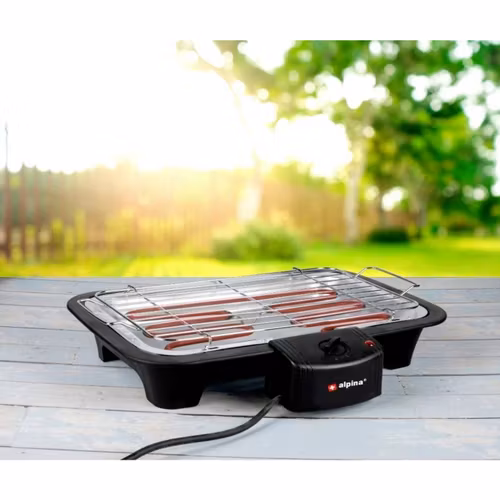 BBQ Elgrill – 2000 W | För Inomhus & Utomhusbruk