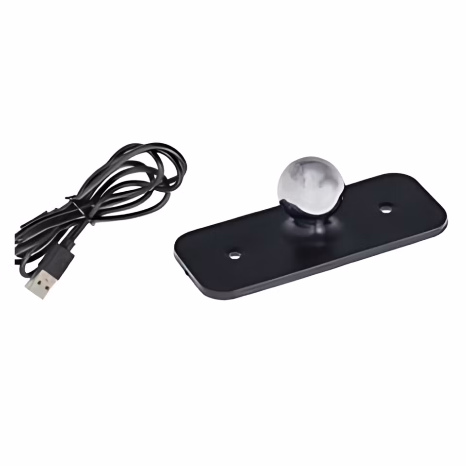 LED Vägglampa med Magnetfäste – Svart, 360° Roterbar