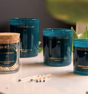 Countryfield Adventure – Tändstickor i Glasburk – 100 st