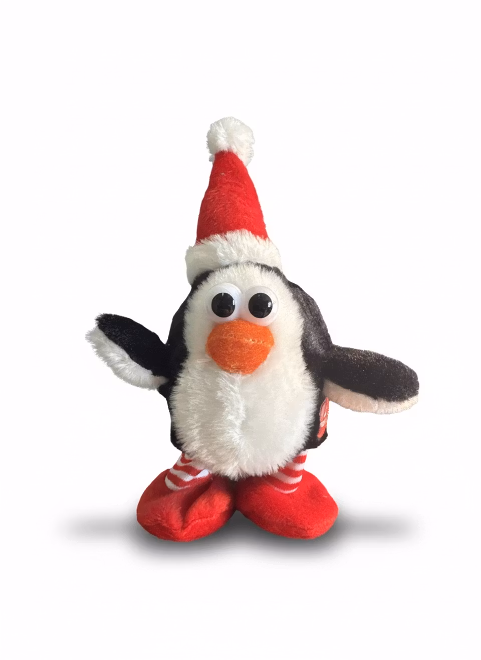 Julfigur Pingvin som rör sig och spelar ljud