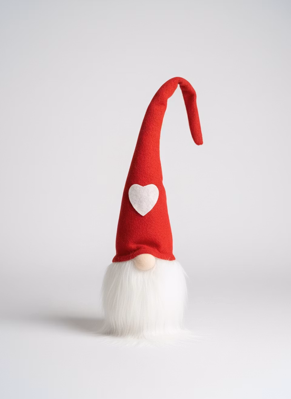 Tomte med LED I Stor Röd