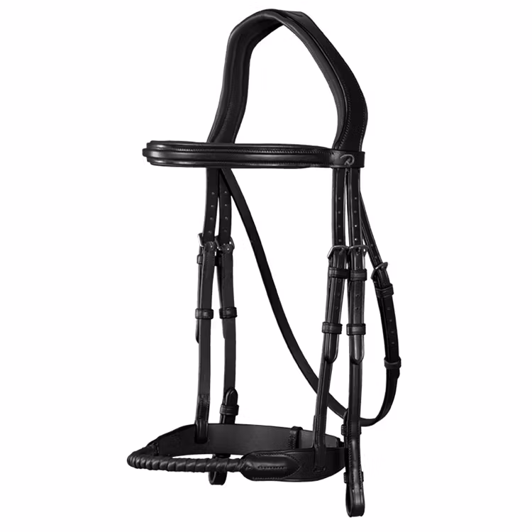 Dyon Träns läderklädd repnosgrimma N