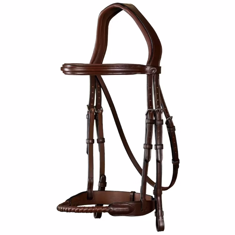 Dyon Träns läderklädd repnosgrimma N