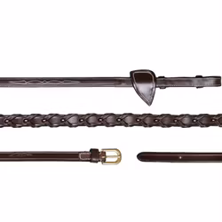 Dyon Kantflätad tygel 13mm D