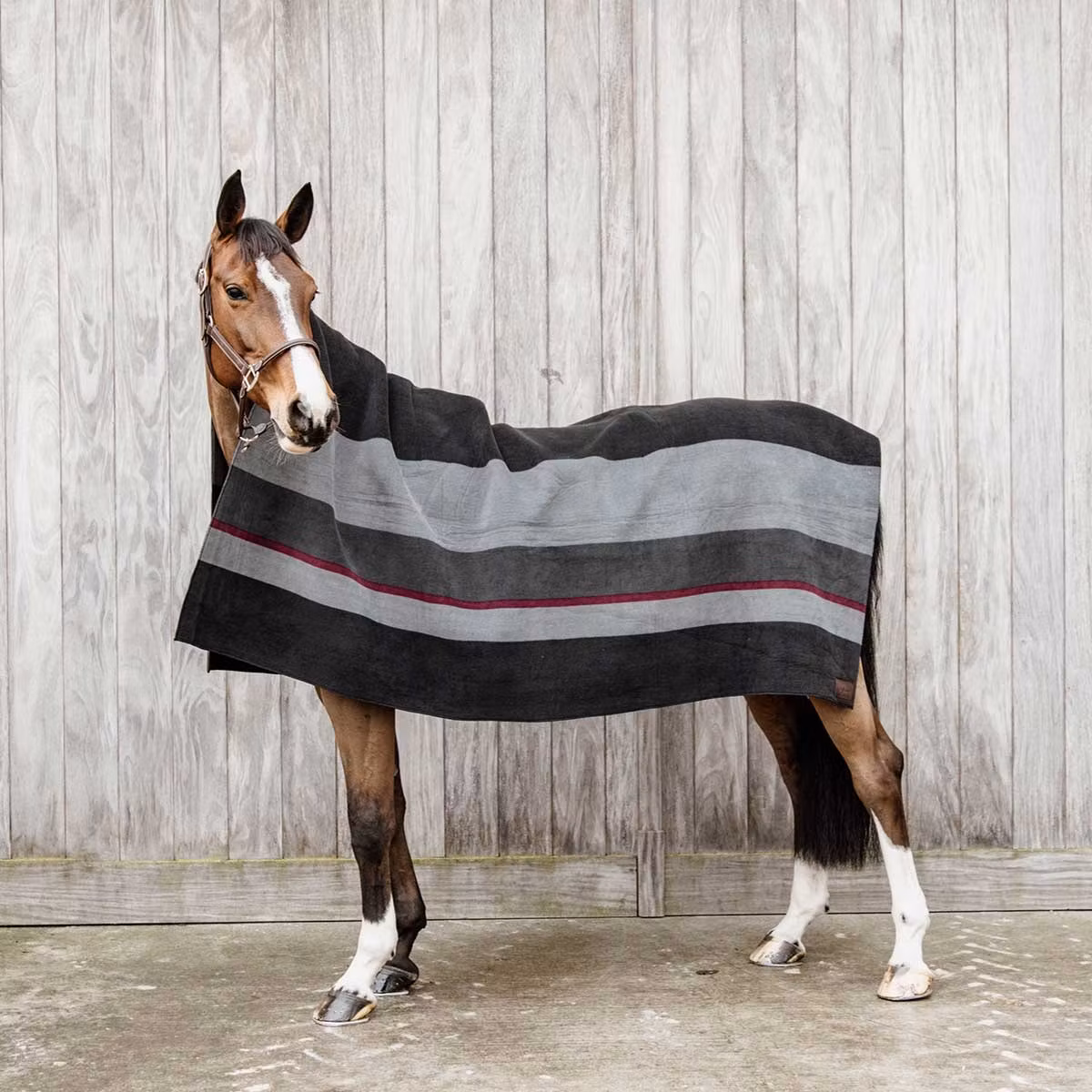 Kentucky Heavy Fleece filt 210×200 cm ränder
