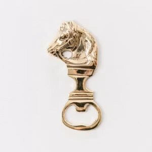 Equestrian Bottle Opener Horse Brass