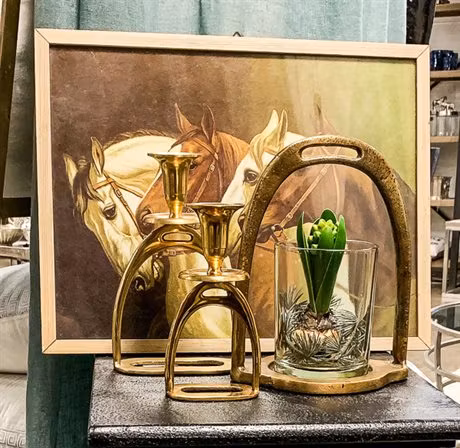 Stigbygellykta Mässing