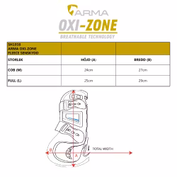 ARMA OXI-ZONE SUPAFLEECE SENSKYDD