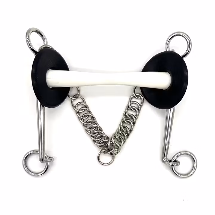 AJR Rubber Long Shank Rubber Pelham