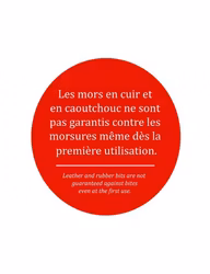 JumpIn Platt läderbett 90mm ring 21mm tjockt