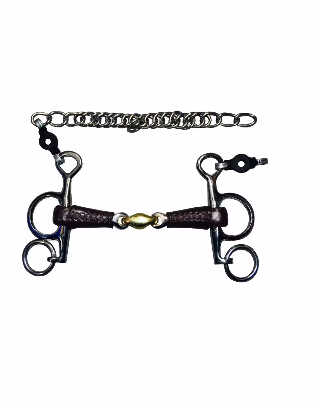 JumpIn Baby Pelham, tredelat läderklätt. 20mm tjockt 35mm skänkel