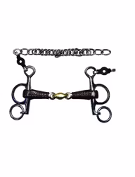 JumpIn Baby Pelham, tredelat läderklätt. 20mm tjockt 35mm skänkel