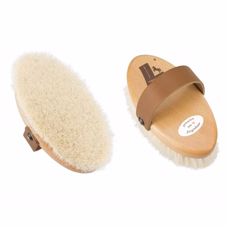 Ansiktsborste i ädelträ m gethår