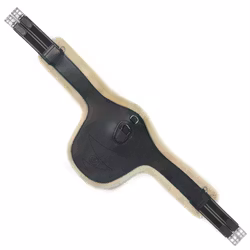 Prestige Sadelgjord magplatta fårskinn