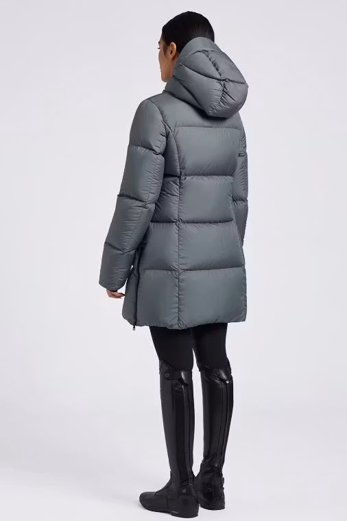 CT Hooded Down Vadderad Long Nylon Parka