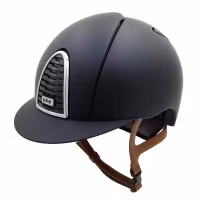 Cromo 2.0 Textil, ram krom, rutnät blå, beige remmar